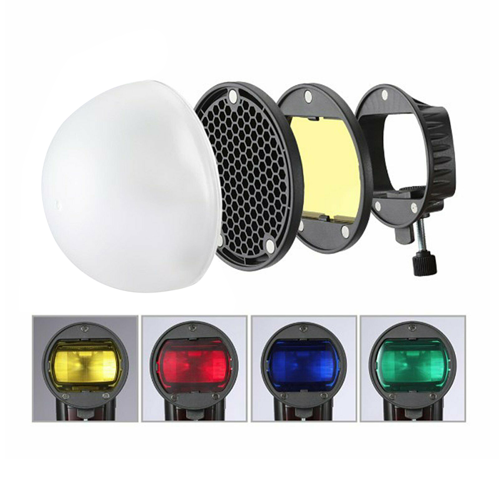 Support de lampe de caméra Flash diffuseur vitesse lumière couleur photographie doux universel pratique magnétique bricolage nid d'abeille Kit nid d'abeille