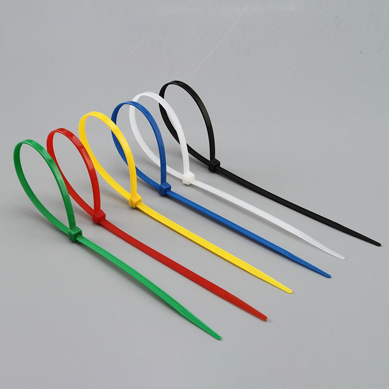 Kleurrijke Kabel Management Diverse Industriële Supply Fasteners Plastic Wire Zip Ties Organiser Nylon Elektrische Kabel Tie