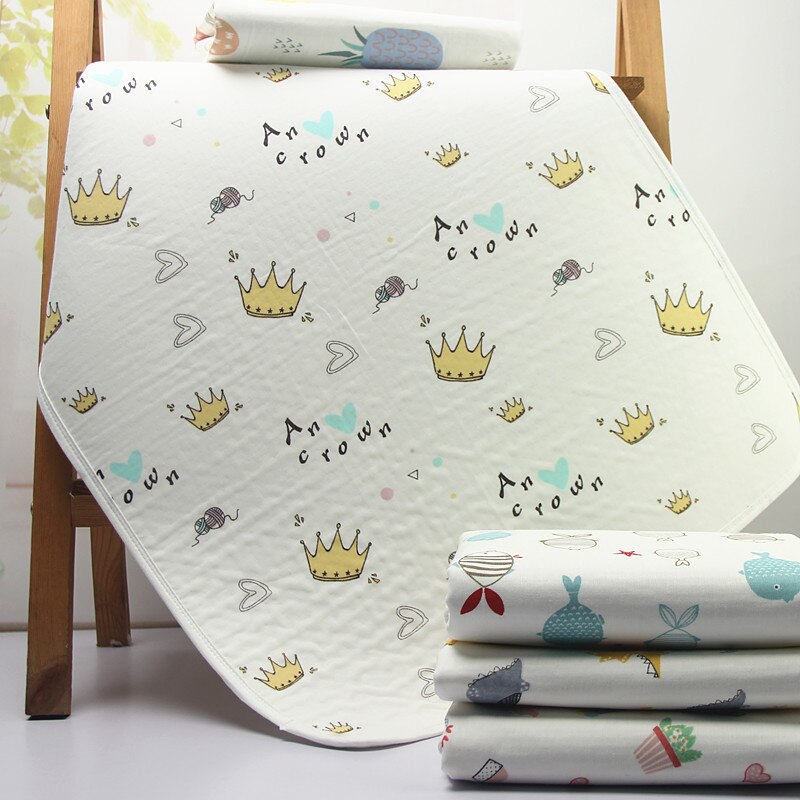 50*70CM couche-culotte matelas à langer imperméable à l'eau lavable literie matelas à langer -né couche-culotte feuille bébé matelas