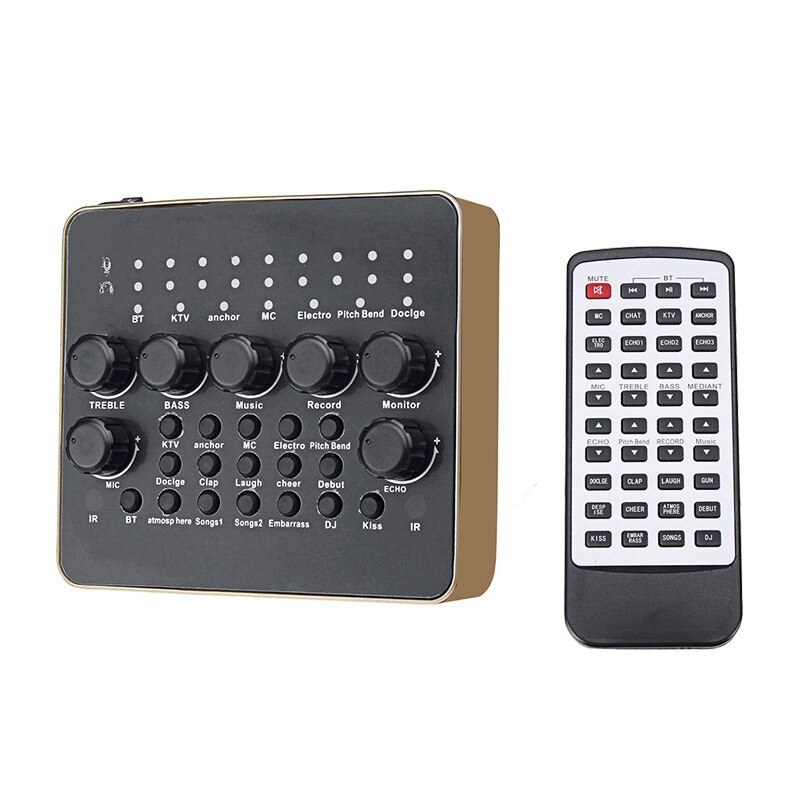 Universal Live Sound Card Microphone Set Device External Recording Singing for Mobile Phone o Live Broadcast: Default Title