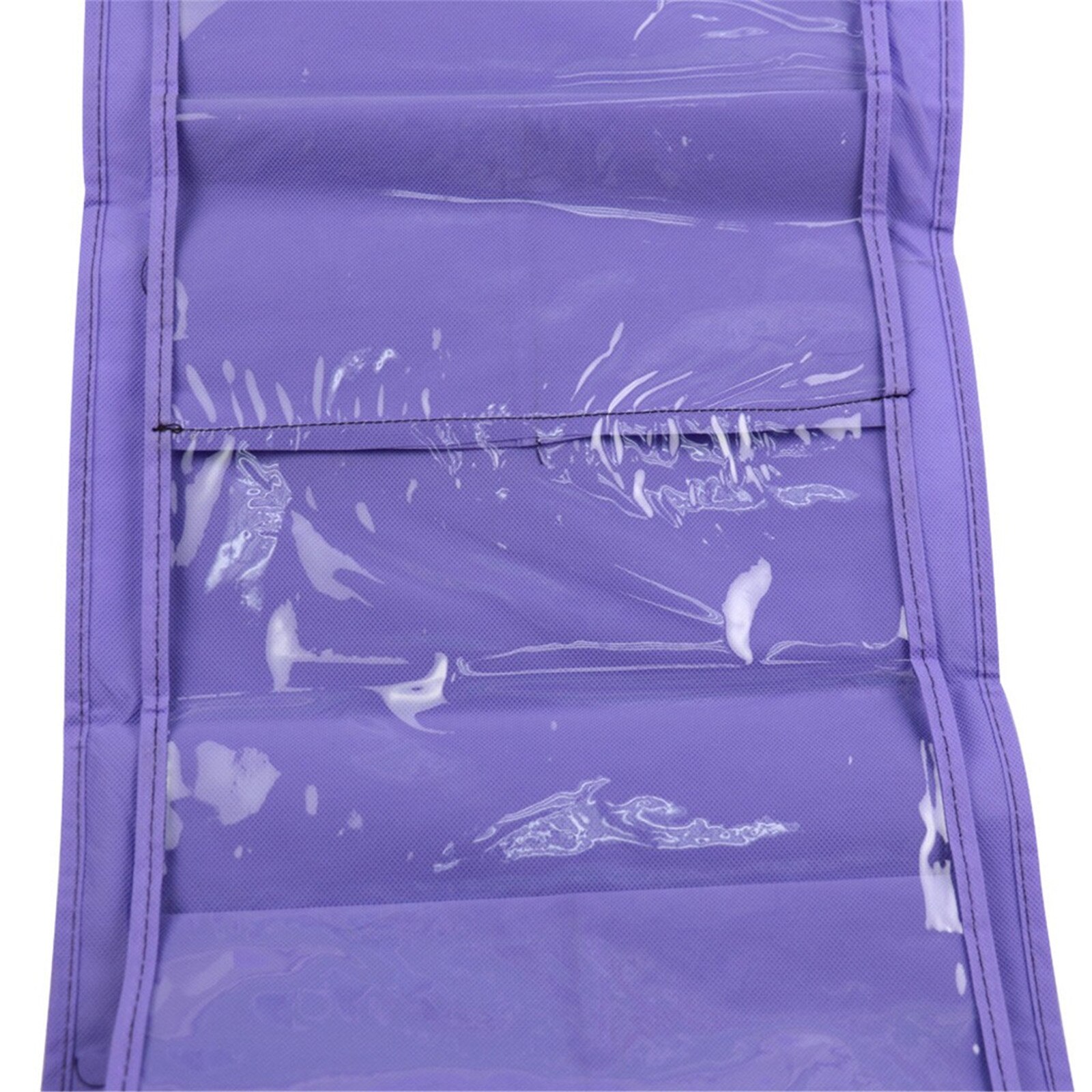 25 #6Pocket Huishoudelijke Grote Capaciteit Opknoping Tas Сумка Purse Bag Tidy Organizer Huishoudelijke Duurzaam Opslag Garderobe Kast hanger: Purple