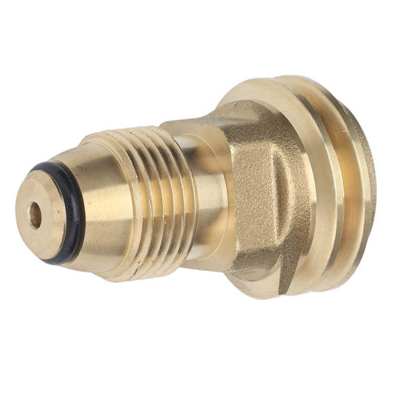 Propane Tank Conversion Connector Gas Cylinder Adapter Brass for Barbecue