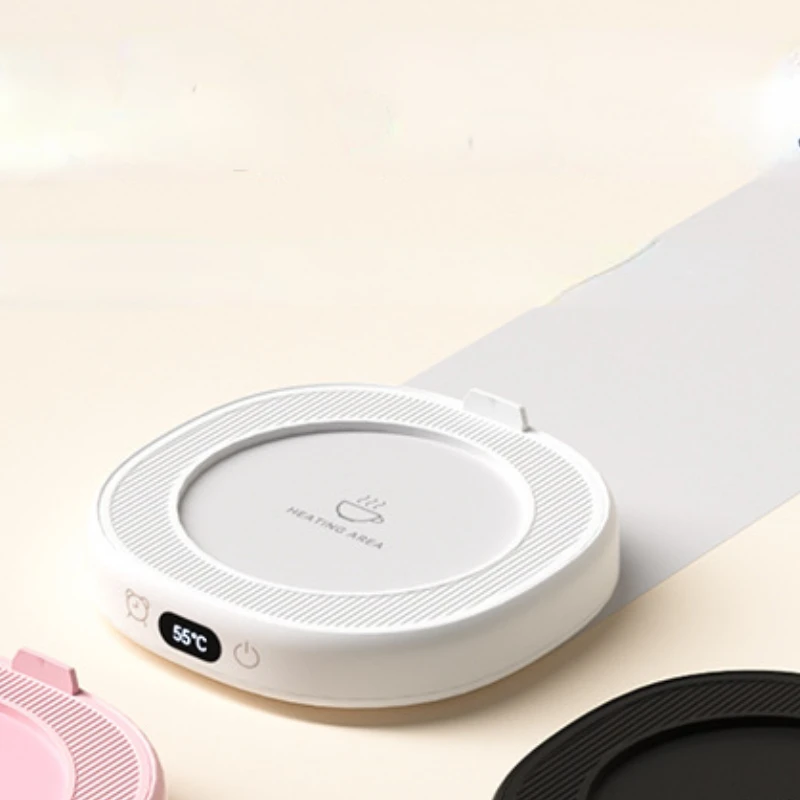 Xiaomi Coffee Mug Cup Warmer Milk Tea Water Cup Heating ElectricTemperature Adjustable Tea Maker Heater Warmer: WHITE / <50ml