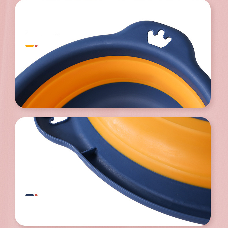 Plastic Folding Washbasins Portable Washbasin Folding Laundry Bathroom Kitchen Folding Beautiful Baby Bath Lavabo Enfant