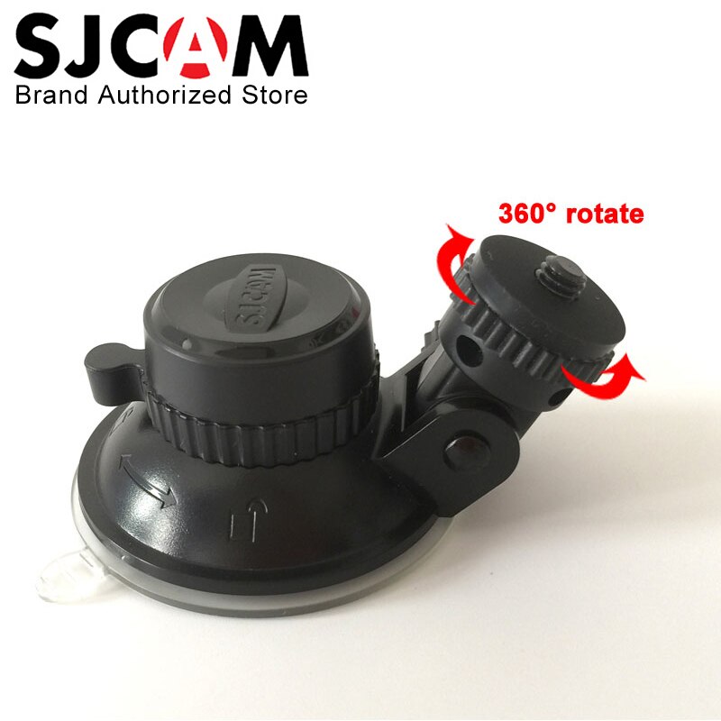 Accesorios de sjcam SJ4000 coche soporte con ventosa de succión Copa 360 grado rotar para SJ5000X Elite M10 M20 SJ6 leyenda SJ7 SJ8 estrella