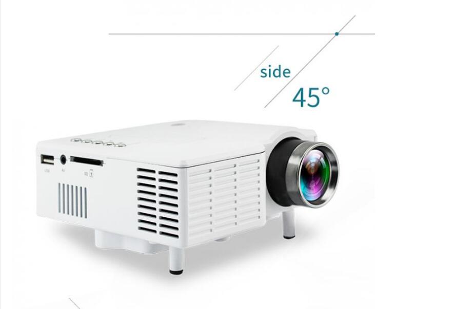 UC28+ 400 Lumens HD 400Lumens Multimedia LED Homehold Projector Support 60 Inch Large Screen Projection
