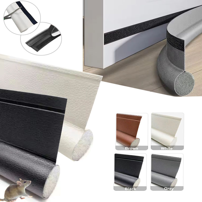 1 szt. Regulowana uszczelka dolna robić drzwi, wodoodporna listwa uszczelniająca, blokada grubych szczelin robić izolacji i ochrony przed zimnem