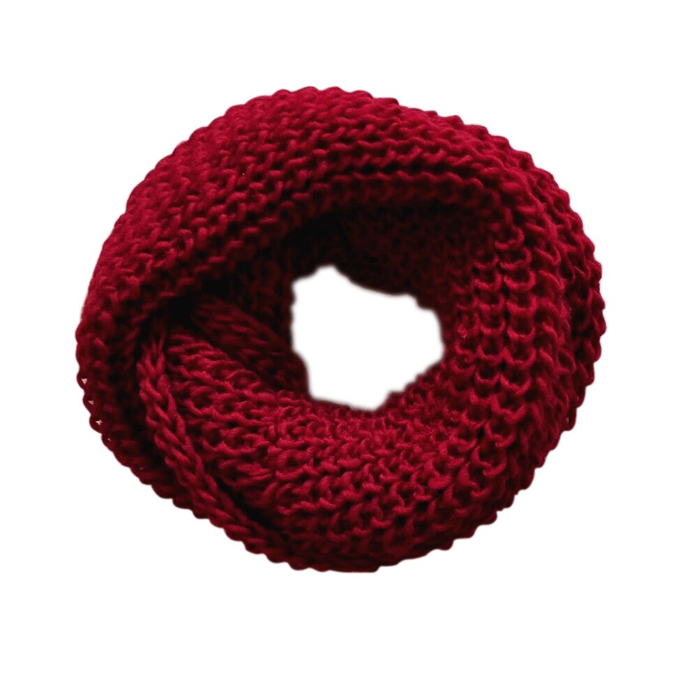 Winter Loop Scarf Women Infinity Knitted Scarf Circle Neck Scarf women Super Chunky Snood Unsex Solid Crochet Shawl