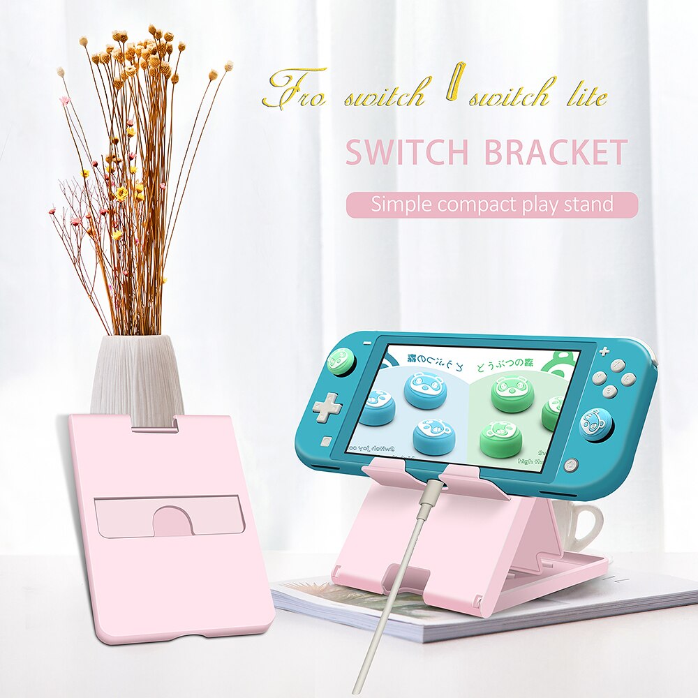 Nintend Switch Adjustable Foldable ABS Compact Bracket Play stand Holder For Nintend Switch Lite Chassis Bracket Cradle Support