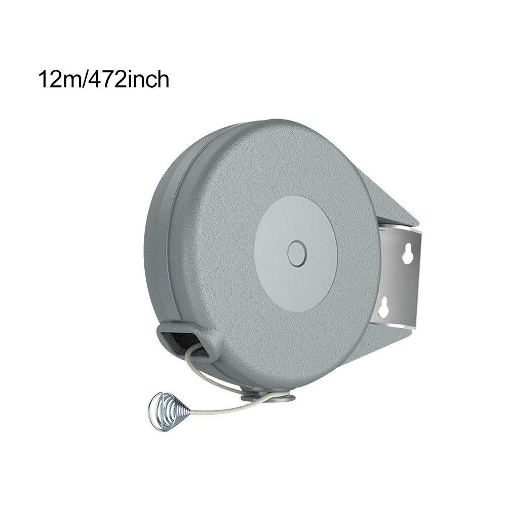 Corda Per Biancheria Retrattile Domigard - Doppia Linea, Acciaio Inox, 2x5,1 M, Bianco - Foto 13