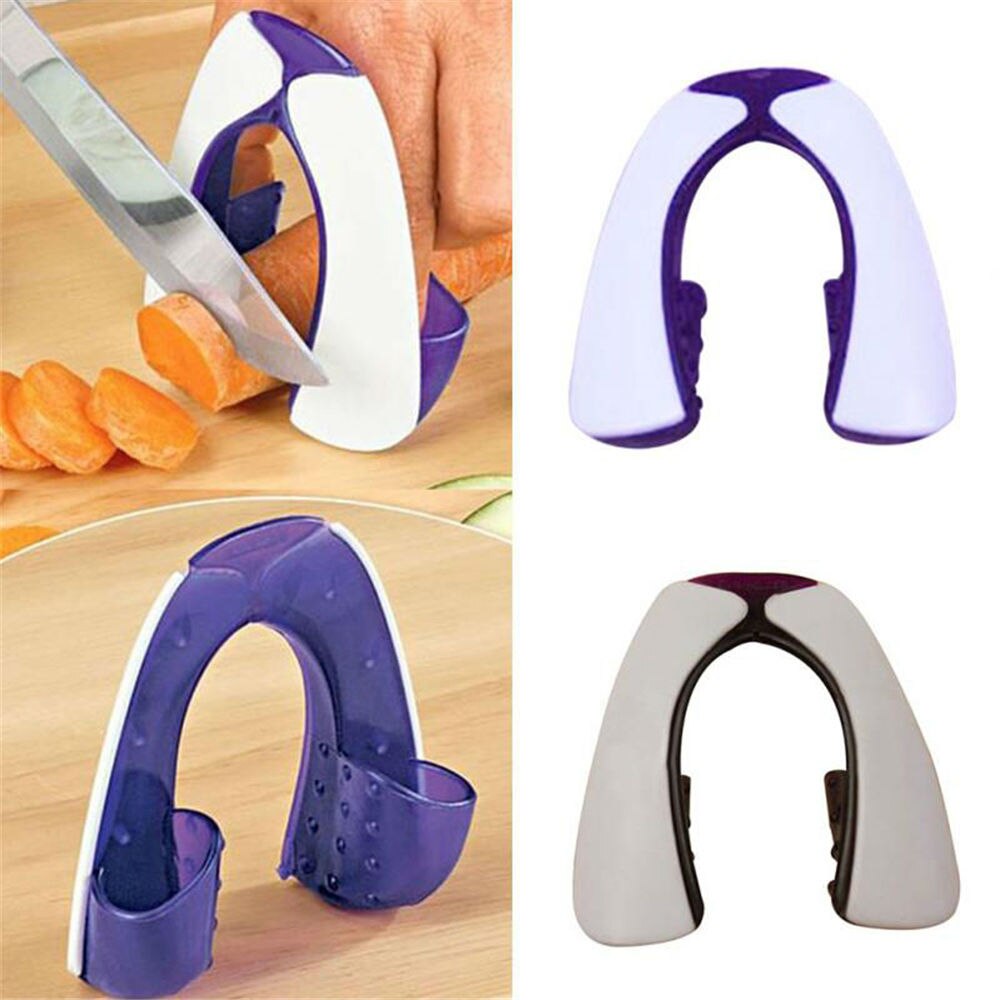 Nonslip Soft Grip Finger Protector Hand Guard Knife Vegetable Shredders Slice Chop Shield Safe Protection Kitchen Tool
