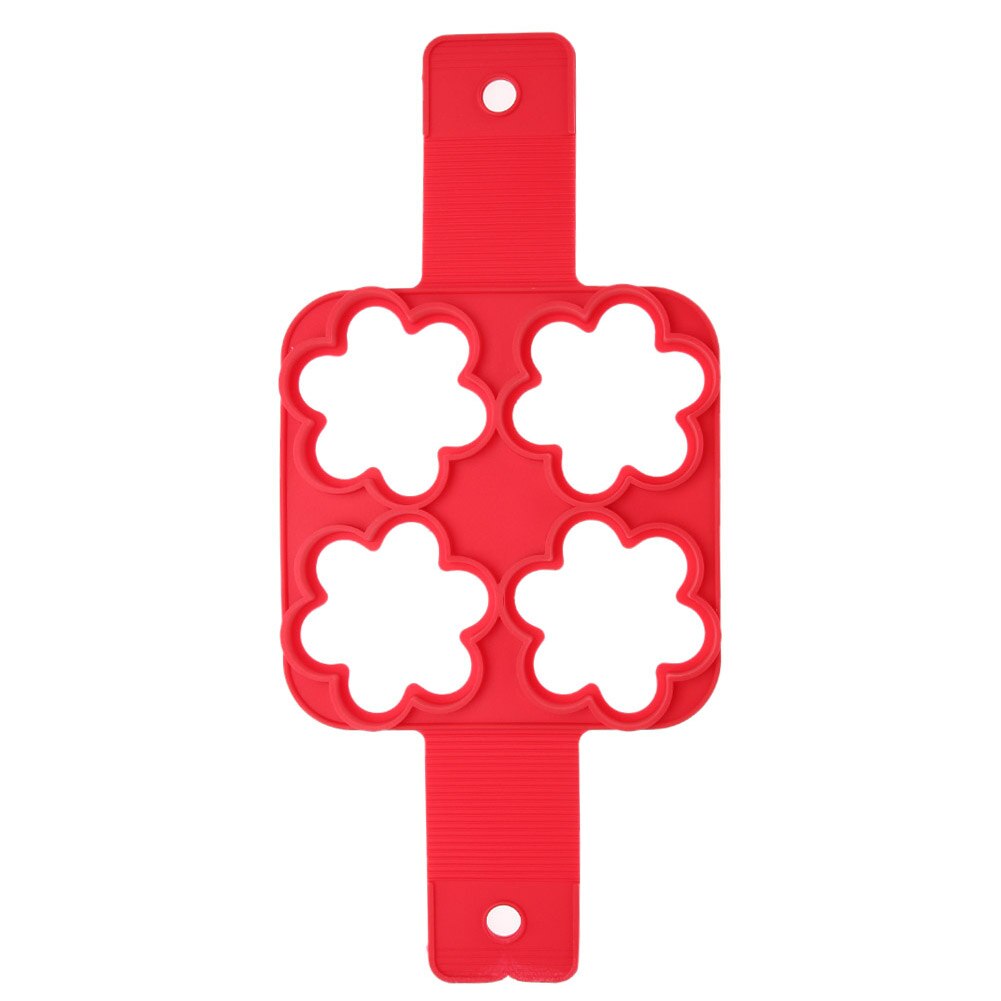 Silicone 4 Hole DIY Pancake Maker Bake Cake Mold Kids Mini Egg Tools: c