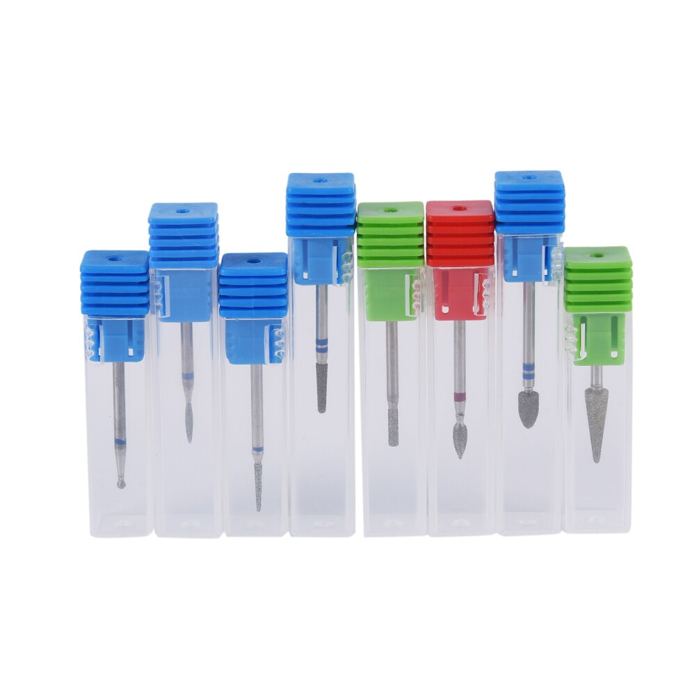 8- type diamant nagelkunstboor, frees, elektrische manicureboor, nagelaccessoires, nagelgereedschap