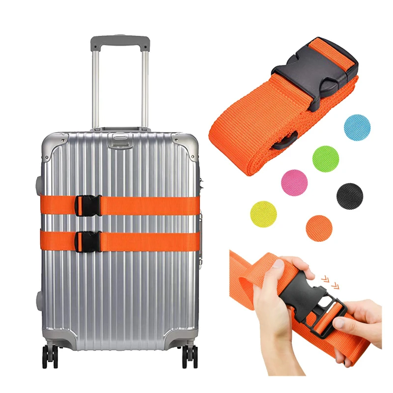 Sangles de Bagages de Voyage Réglables, Ceinture, Sac à Main, Bombes, Accessoires, Valise, Emballage de Protection, Environnement, Essentiels