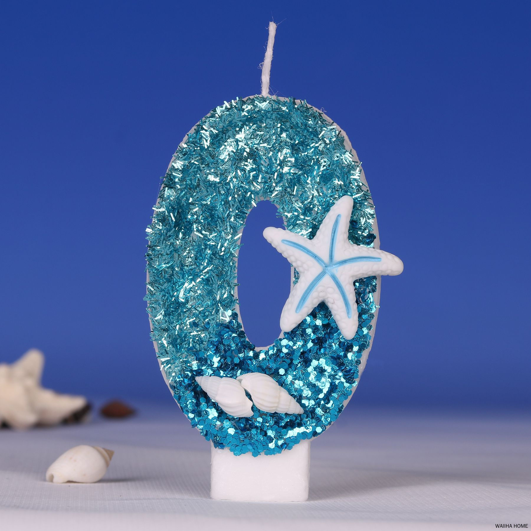 Bougies d'anniversaire bleues à paillettes de 0 à 9, flocon de neige bleu, décoration de gâteau pour fête d'anniversaire pour enfants filles, fournitures de décoration: Rouge