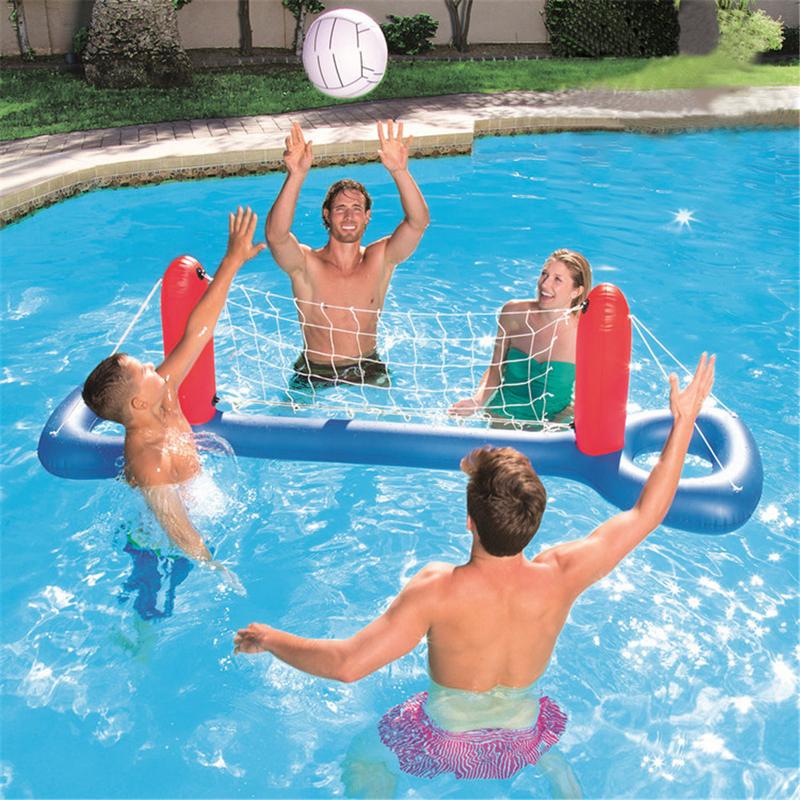 Water Opblaasbare Speelgoed Zwembad Basketbal Volleybal Handbal Pvc Plastic Nylon Mesh Water Bal Spelen Model Set Voor Veiligheid