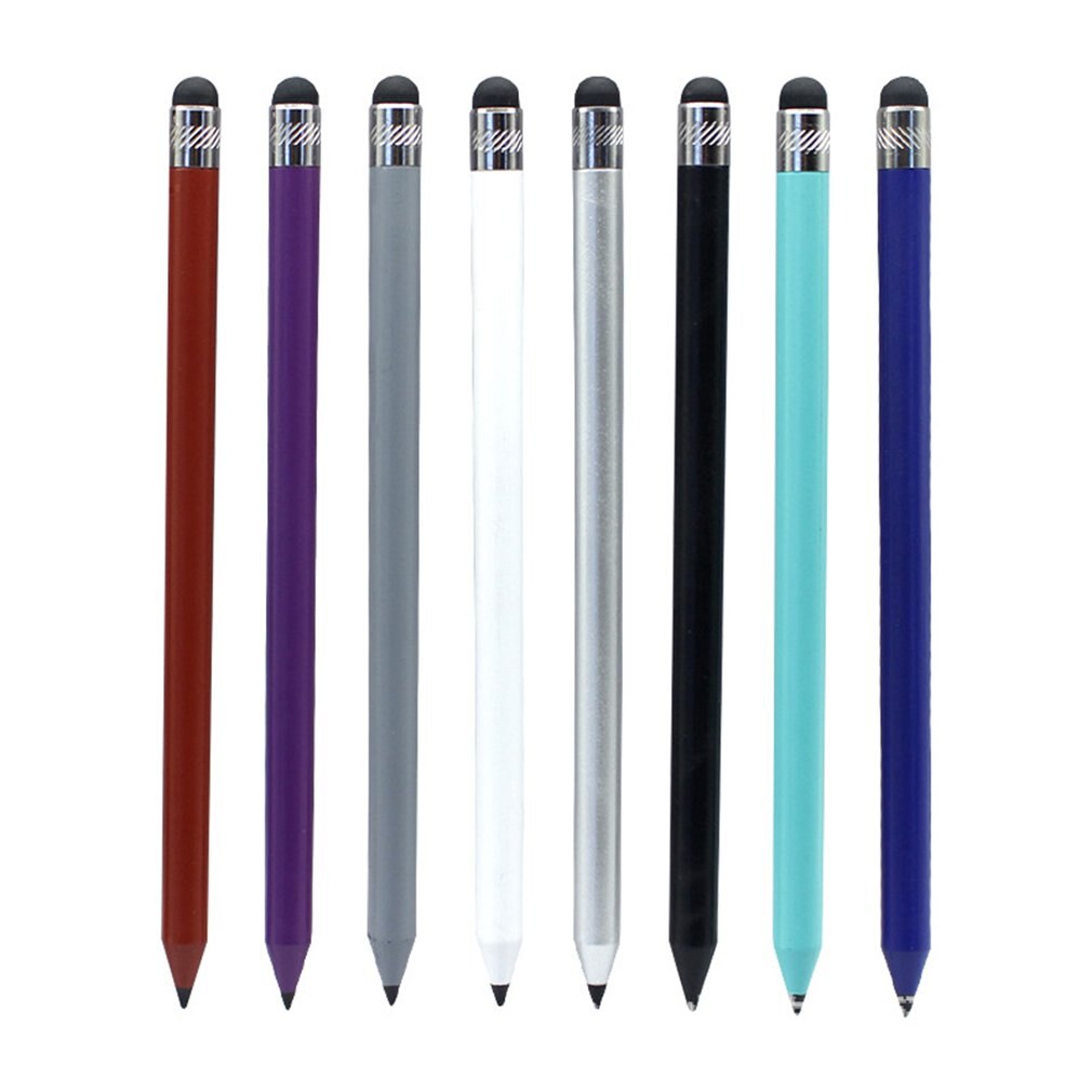 Retro Round Thin Tip Touch Screen Pen Capacitive Stylus Pen Replacement for ipad Mobile Phones Tablet Accessories