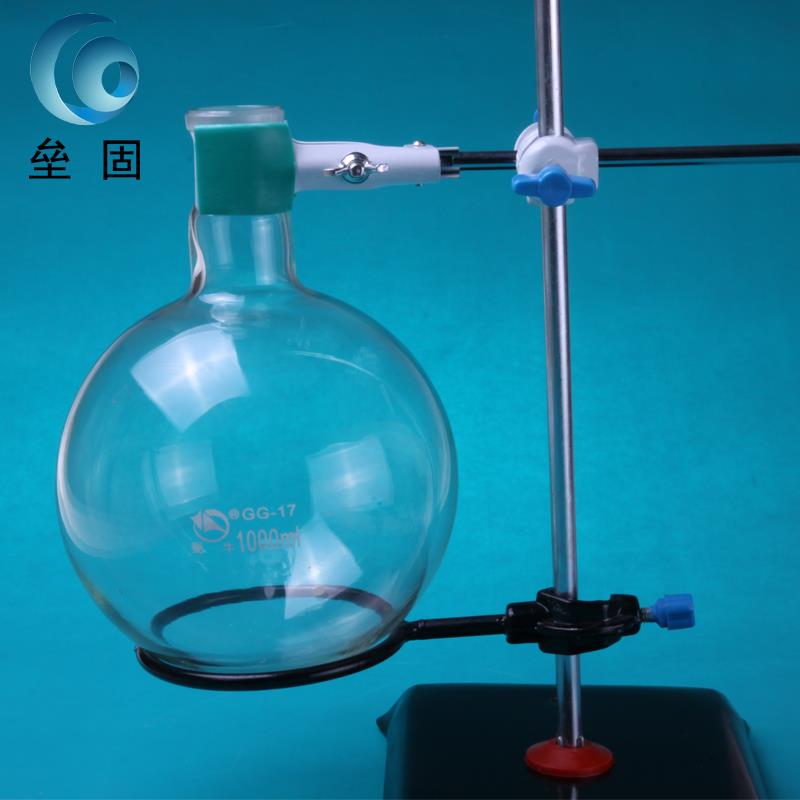 iron stand Galvanized flask holder extension clamp for retort stand flask clip