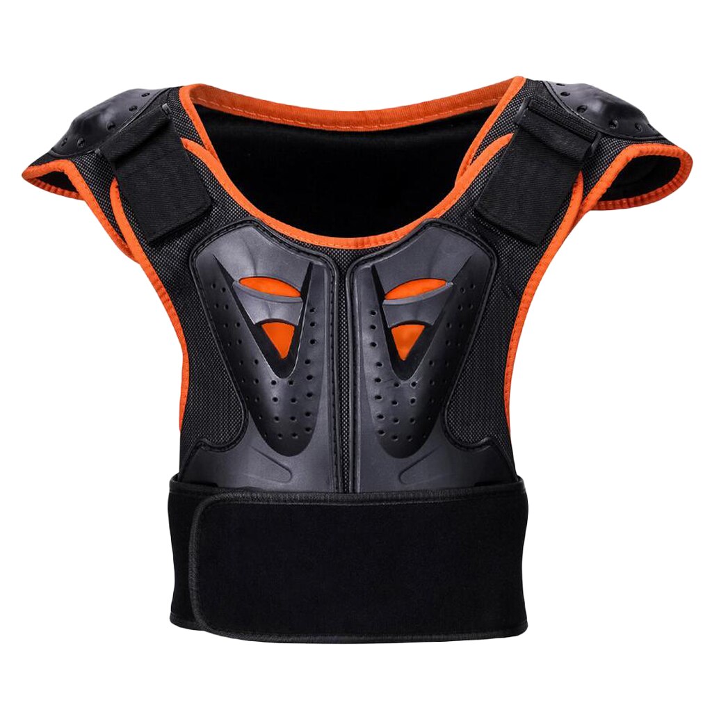 Børnebeskyttelsesanordning hele kroppen brystrygsøjlebeskytter vest beskyttelse til dirtbike motocross skiløb snowboarding
