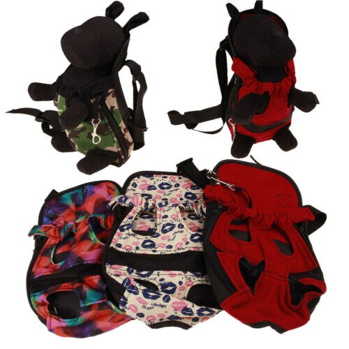 Security Puppy Small Dog Carrier Travel Front Back Backpack Carrying Pouch Bags