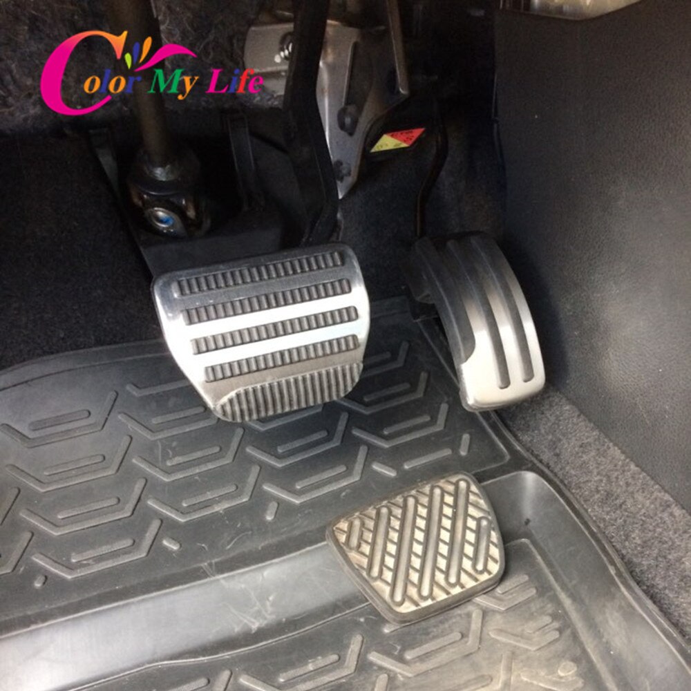 Pédales de voiture pour Nissan x-trail T31 Qashqai J10 voiture en acier inoxydable à MT couvre-pédales pour Nissan x-trail Qashqai -15