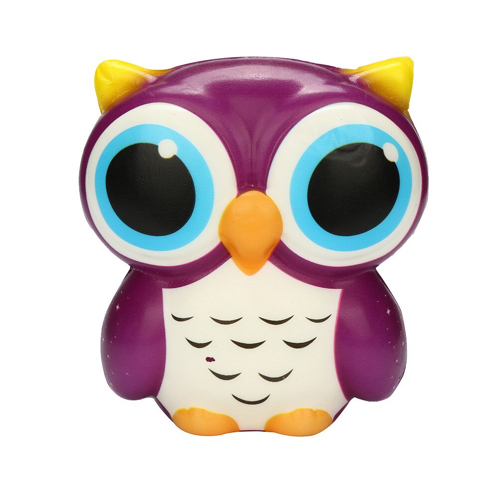 1 PC Schattige Uil Squishy Langzaam Stijgende Cartoon Squishy Speelgoed Anti Stress Squeeze Speelgoed Kip Grappige Relief Speelgoed-15: 4