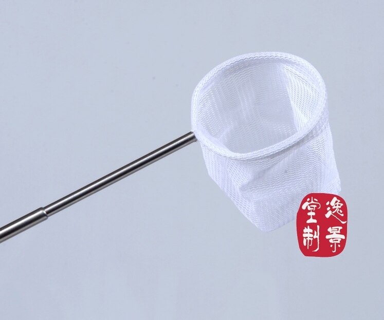JFENGLI Special net aquarium shrimp small fish 3D retractable fish catch net: white