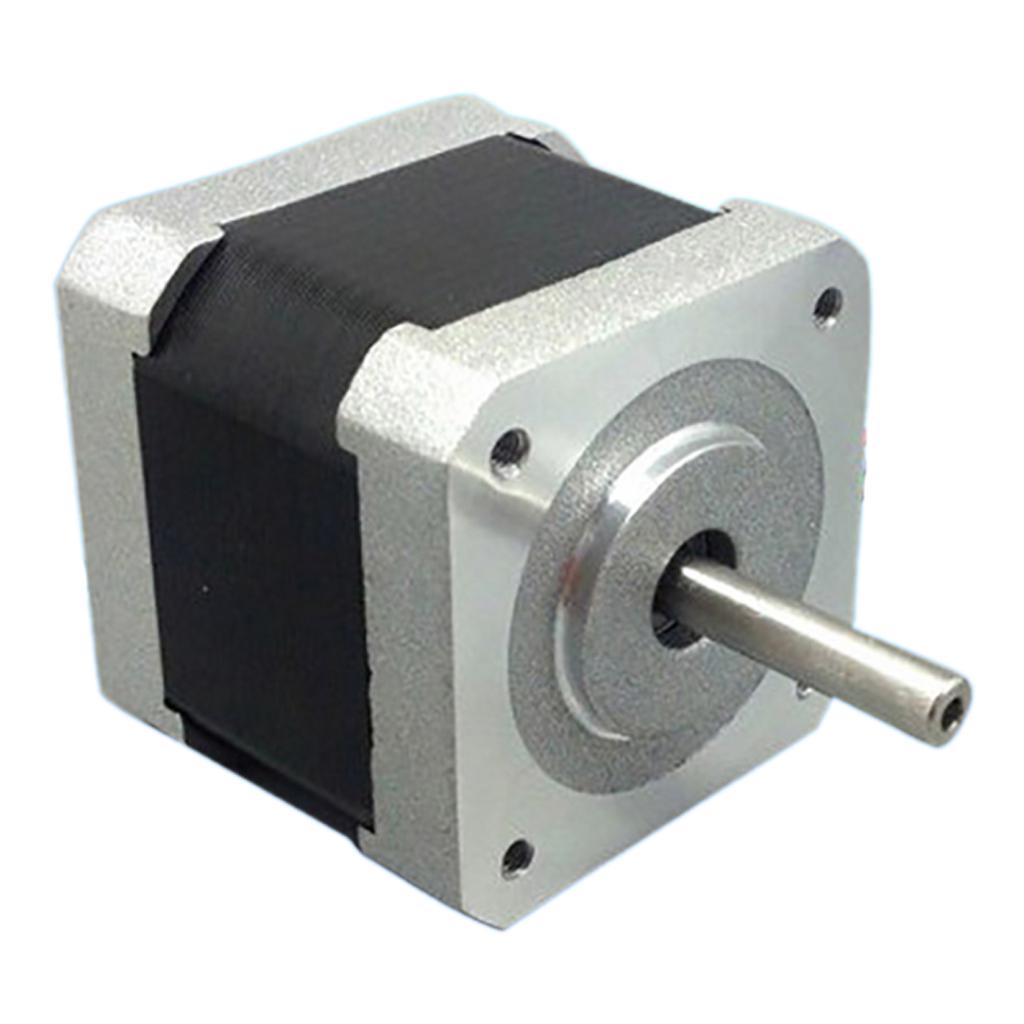 Mini Stepper Motor, Stepping Motor, 24V 1.7A 1.8 Degree, 4 Lead 42mm Body For Nema17 CNC/3D Printer