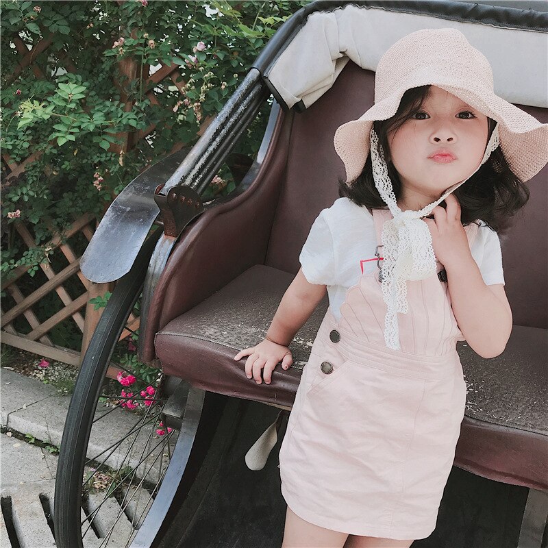 Primavera Otoño, pantalones para niños, monos para bebé, Mono para niña, mono rosa con forma de concha, encantador Mono para niñas, ropa para bebé