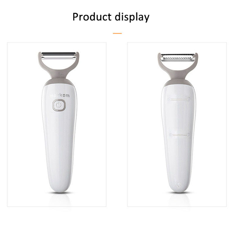 Pelapatate elettrico pelapatate automatico per frutta multifunzione ricarica USB sostituzione della testa di taglio in acciaio inossidabile