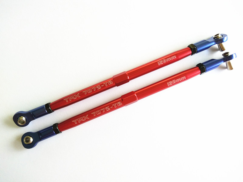 2pcs Steering Links Turnbuckles for RC Traxxas 1/10 E-REVO E REVO 2.0 VXL Summit 5338R 5338A 8638 8646: Aluminum