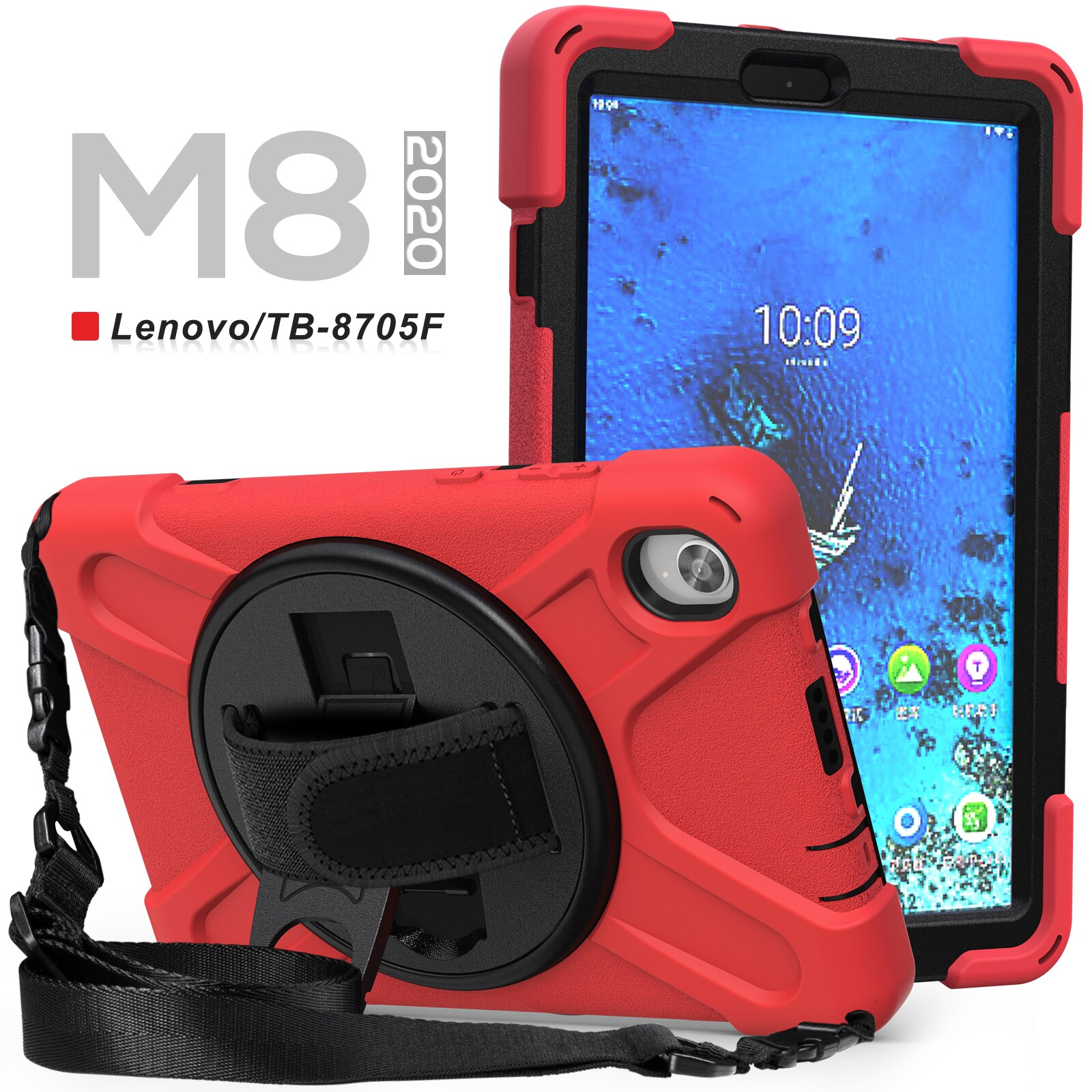 Case Voor Lenovo Tab M8 8 &quot;TB-8705F Cover Shockproof Armor Zware Beschermende Robuuste Duty Tablet Case Voor Lenovo TB-8705F Case