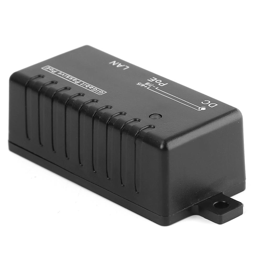 Ethernet RJ45 POE Injector Splitter 1000Mbps POE Injector Power Over Ethernet Splitter for IP Camera AP LAN Network