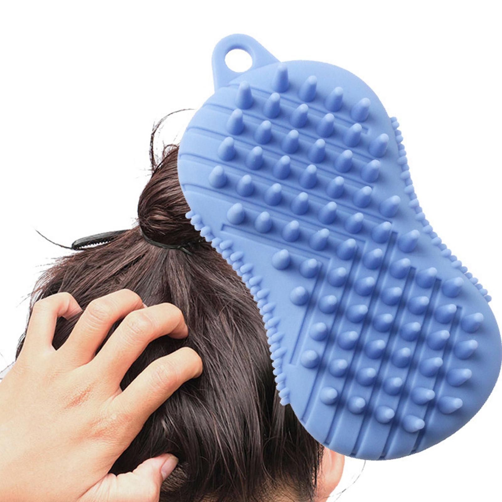 Brosse exfoliante en Silicone pour le corps, pour enfants, femmes, hommes, brosse douce pour le nettoyage de la tête, brosse éponge