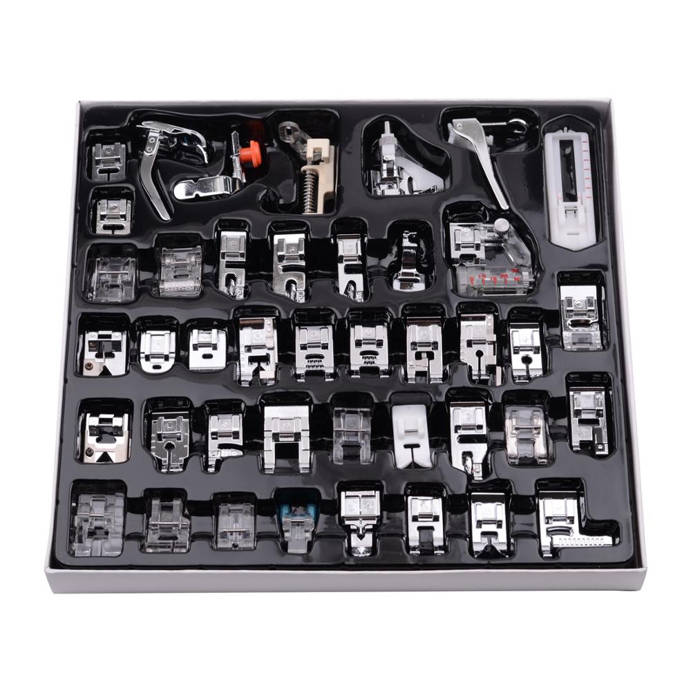 82pcs Sewing Machine Presser Foot Feet for Sewing Machines Feet Kit Set With Box For Brother Singer Sewing Machine Accessories