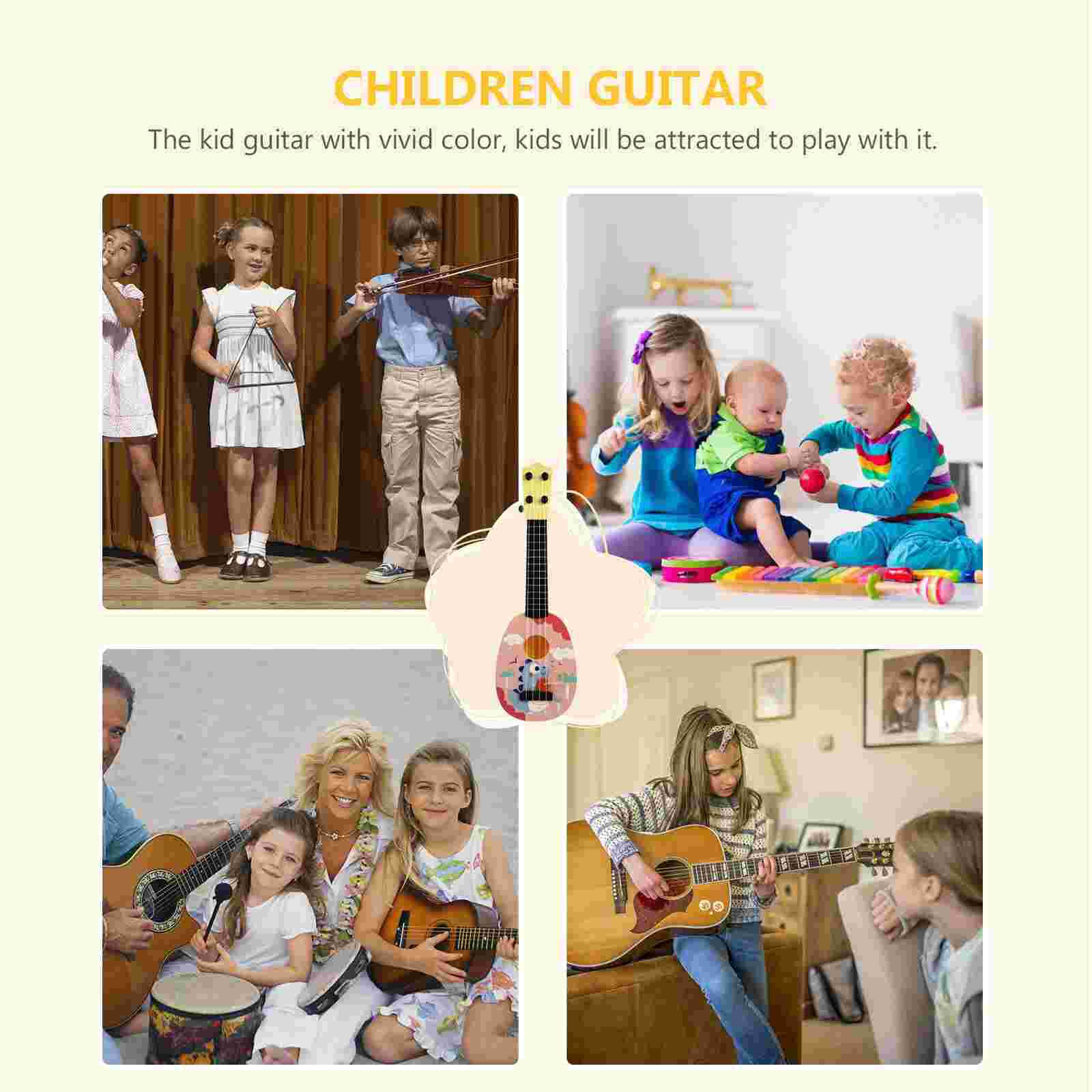 Early Education Child Guitar Kids Guitar Children Musical Guitar (Random Style)