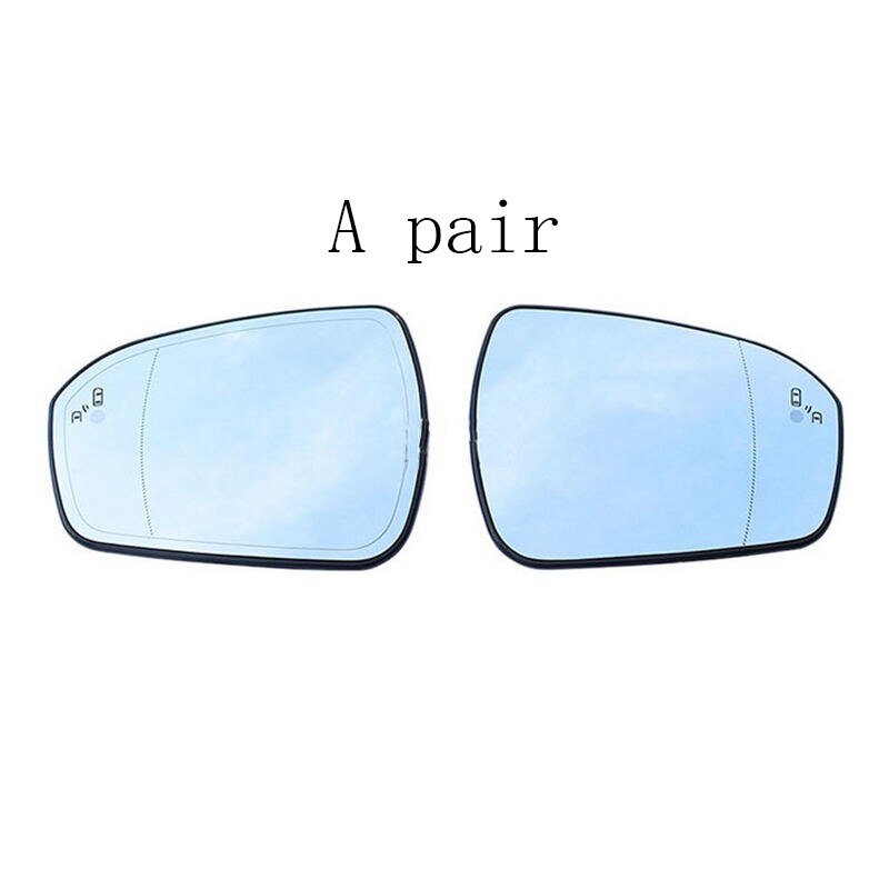 Auto Verwarmde Blind Spot Waarschuwing Wing Achteruitkijkspiegel Glas Voor Ford Mondeo: A pair