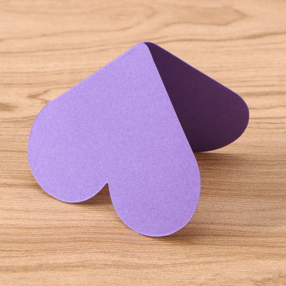 10pz di Figura Del Cuore Biglietti di Auguri Pieghevole Carta Regalo di Giorno di san valentino Romantico Biglietti di Ringraziamento per san Valentino di Nozze carte