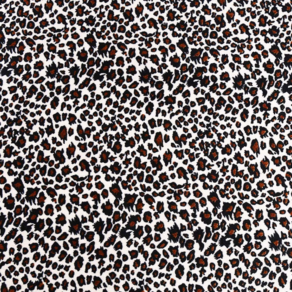 Animale di Stampa del Panno del Tessuto 100x150cm leopardo Tigre Mucca zebra Divano Costumi Poliestere Stoffa FAI DA TE Fatti A Mano Artigianato Decorazione: W