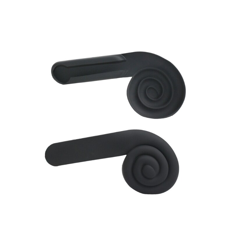 VR Silicone Ear Muffs For -Oculus Quest 2 VR Headset Enhancing Sound Solution 1XCB: Black