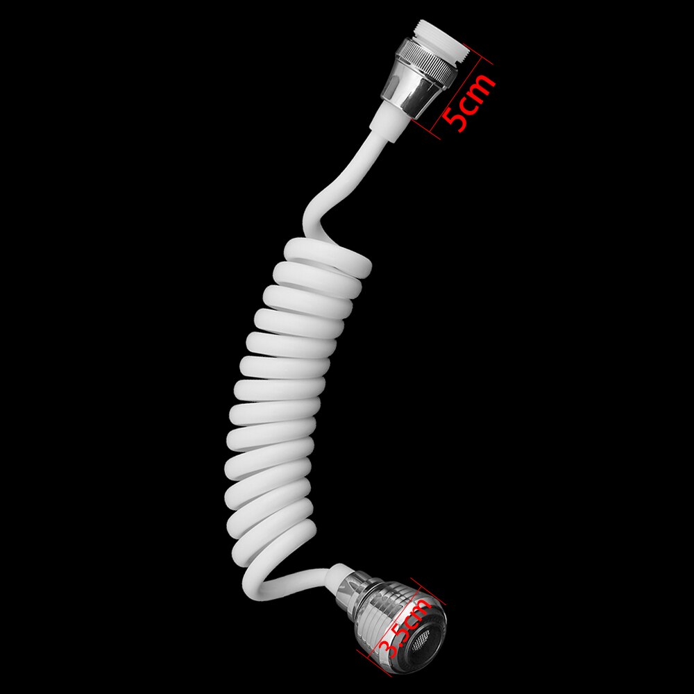 Long Hose Flexible Faucet Extended Sprayer Kitchen Sink Tap Diffuser Rotatable Filter Sprayer Faucet Nozzle Shower Bath Devices