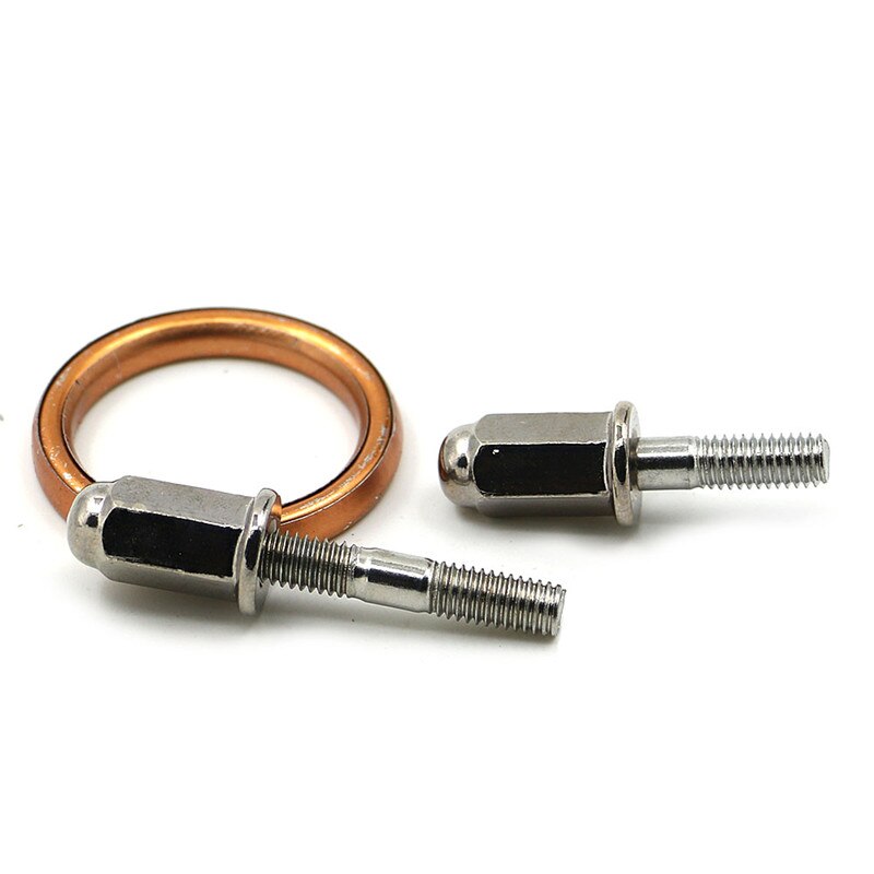 Juego de 8 abrazaderas de escape para Honda CG 125 XL CB, kit de soporte de abrazadera