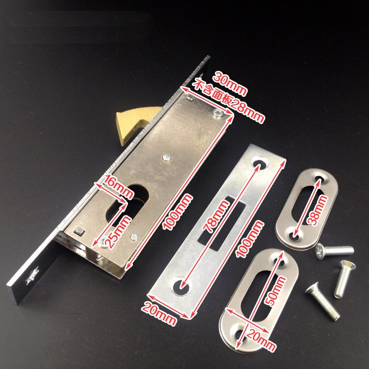 Iron gate/Sliding door hook lock, Copper hook, for Plastic steel door,Copper lock cylinder, More strong