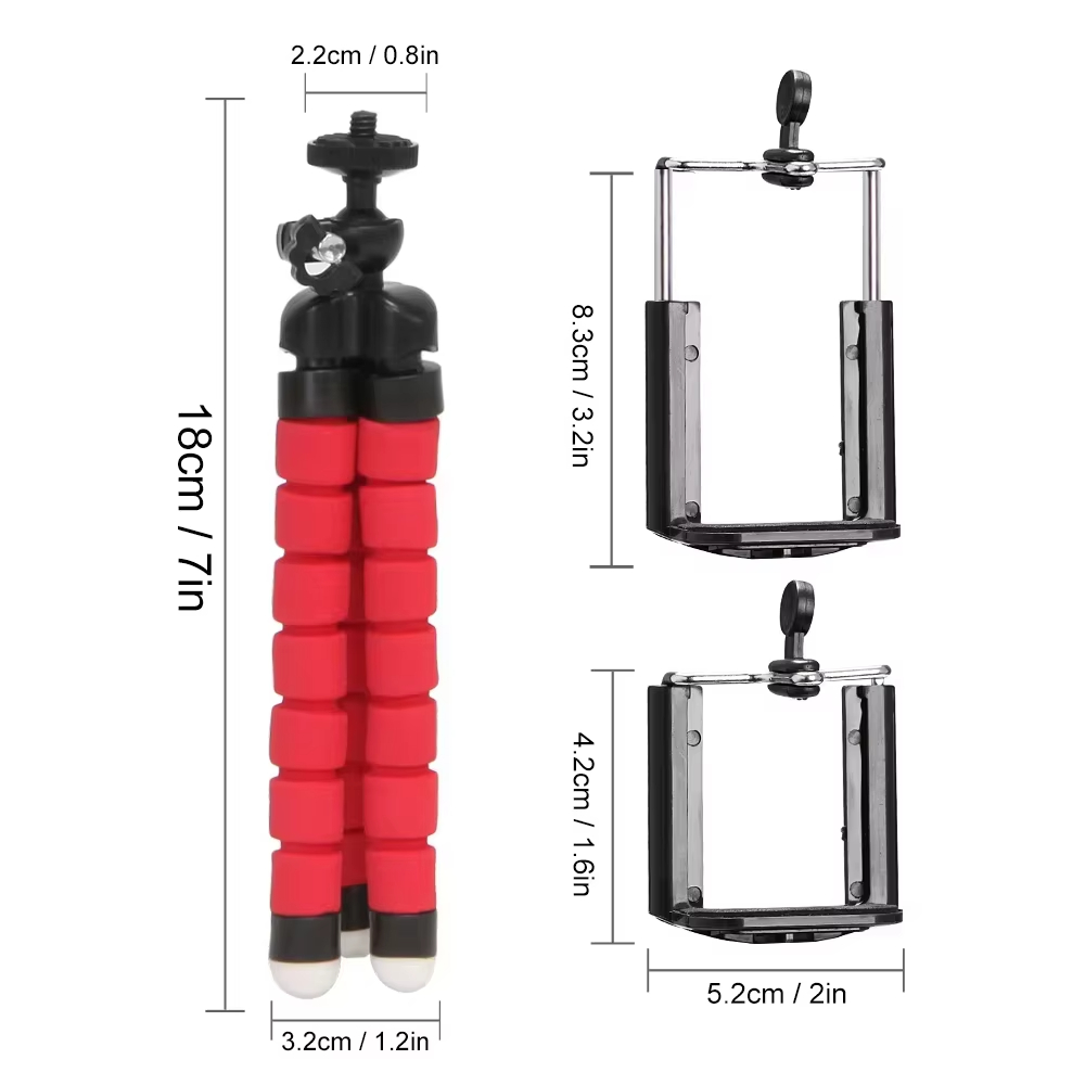 Statief statief voor telefoon mobiele camera houder clip smartphone monopod tripe stand octopus mini statief stativ voor telefoon