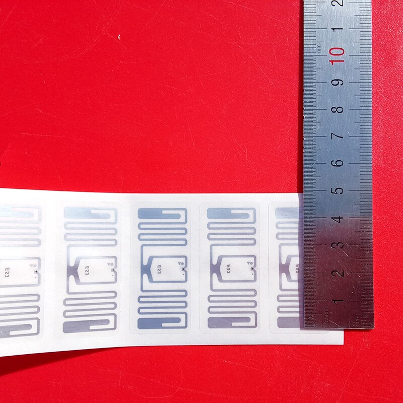 100PCS 860-960MHz RFID electronic tag UHF Impinj E53 Ultra high frequency band adhesive Clothing tag RF tag AZ-E53