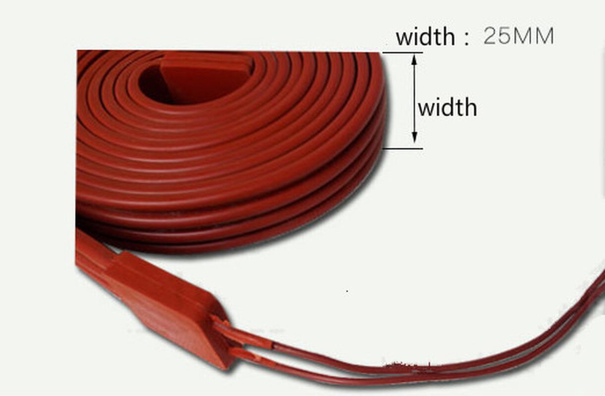 1 piece thermal cable protection for cable box air conditioner compressor motor antifreeze heating cable carbon fiber