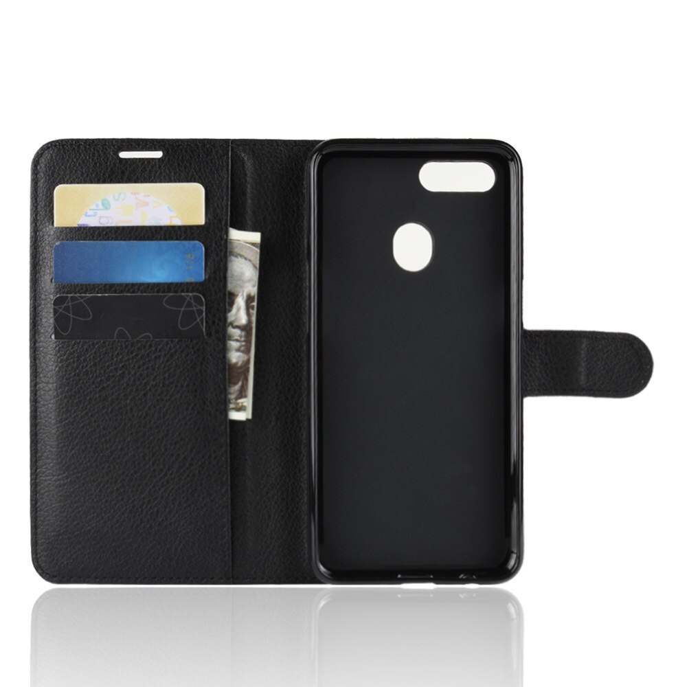 Flip Oppo A7 Luxe Portemonnee Van Kunstmatige Leather Cover Voor Mobiele Telefoon Voor Oppo Ax7 Cph1901 Cph 1901 Oppoax7 Ax 7 A7 Case