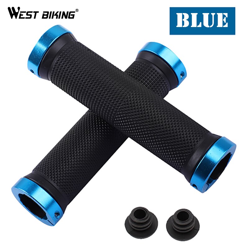 WEST BIKING Bicycle Handlebar Grips Cycling Bicycle Accessories Non-slip Bicycle Handlebar Grips MTB BMX Bike Handle bar Grips