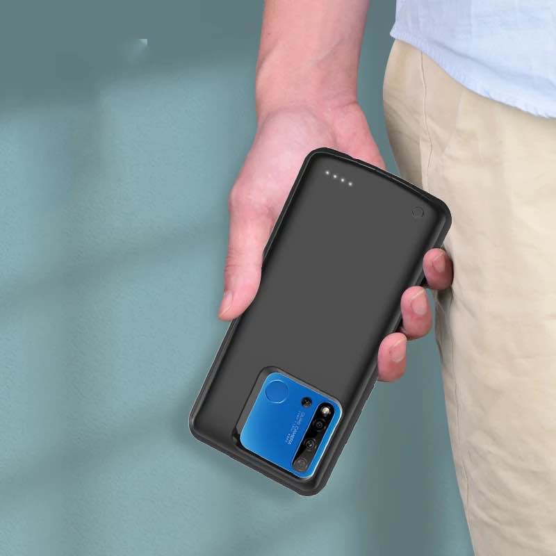 Power Bank Case for Huawei P20 Lite - 6800mAh Battery Charger Case - Shockproof External Battery Back Cover