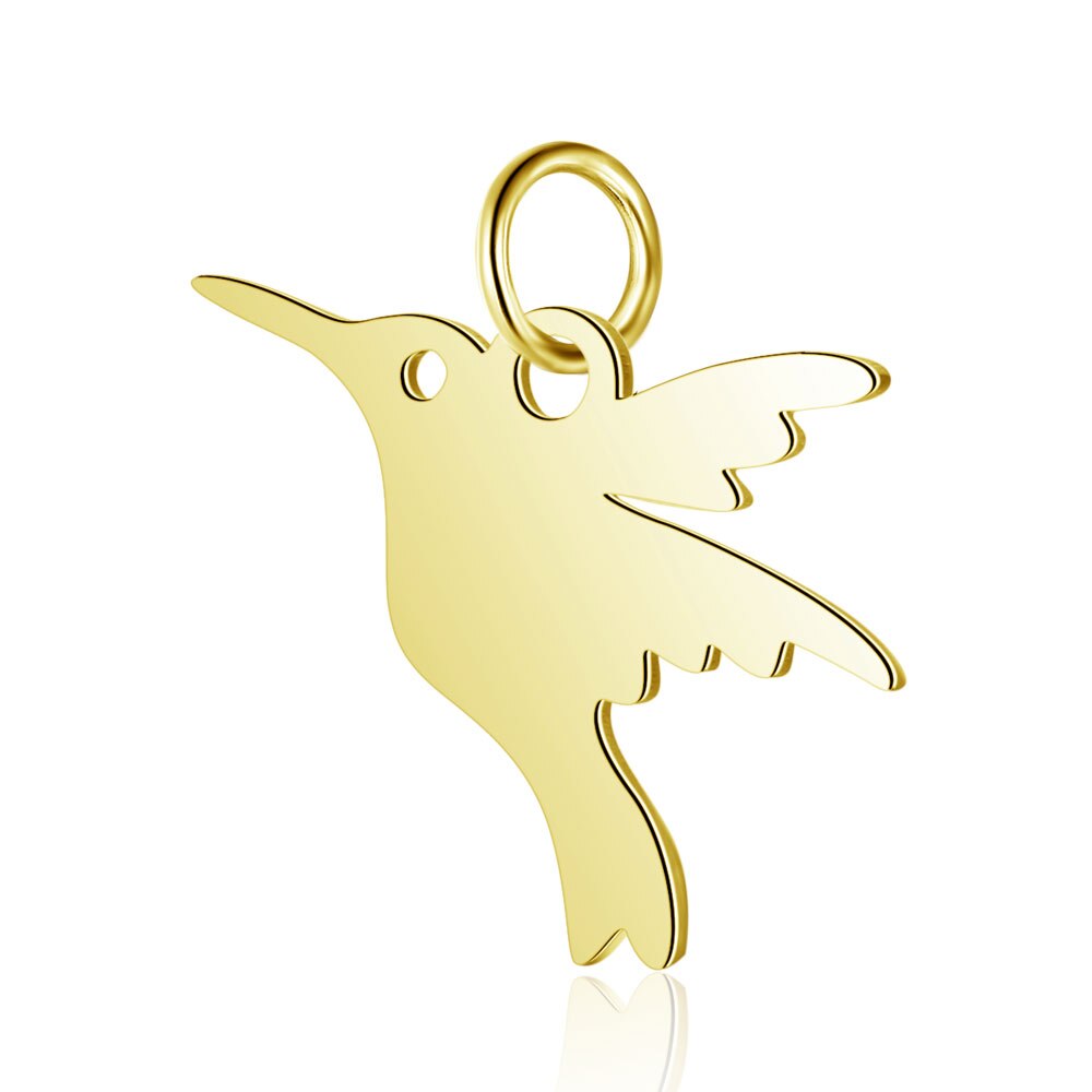 5 stuks Humming Bird Nachtuil Vogel Charm 100% Rvs Nooit Aantasten AAAAA Hangers Hoge Gepolijst: T522Gx5